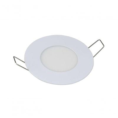 Painel De Led Redondo Embutir 3w Bivolt Taschibra 3000k Luz Quente