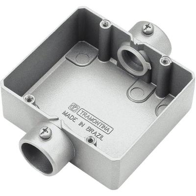 Condulete Duplo 3/4 Polegada Tipo "cd" - Sem Tampa / Rosca Bsp / Sem Pintura Tramontina