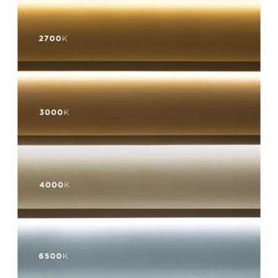 Painel Com Placa De Led Taschibra 12w Lys Quadrado Sobrepor Bivolt 6500k Luz Fria