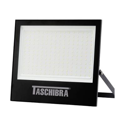3 Refletores Taschibra Led Tr Slim 150w 6500k Preto Autovolt