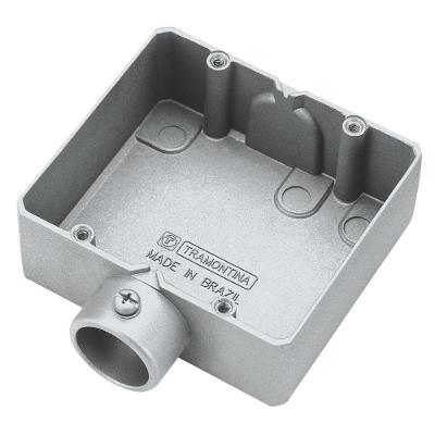 Condulete Duplo 3/4 Polegada Tipo "ed" - Sem Tampa / Sem Rosca / Sem Pintura