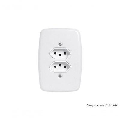 Tomada Dupla Ideale Br 2pt+t C/pl 20a 250v 3214 C/12pcs
