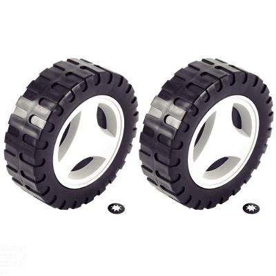 Roda Menor ø 140 Mm E Calota Plástica (2 Un.) Para Cortador De Grama Ce35m2 E Ce35p