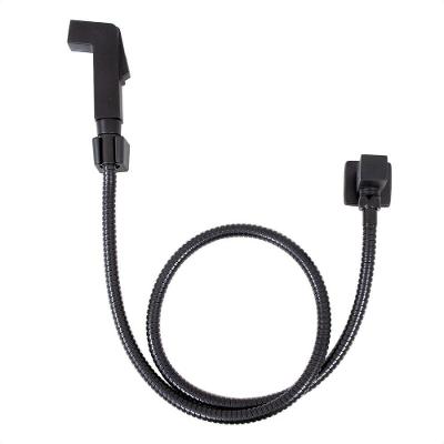 Ducha Higiênica Quadrada c/Registro Metal Black Matte