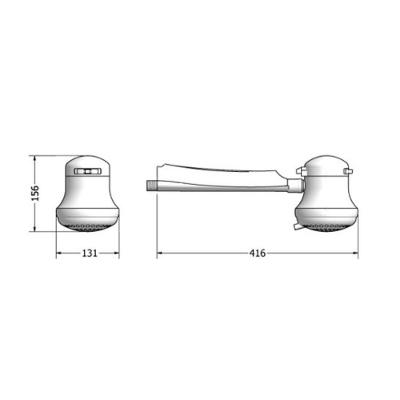 Maxi Ducha Ultra 220v - Lorenzetti Branco