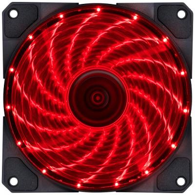 Fan/cooler Vx Gaming V.lumi 15 Pontos De Led 120x120 Vermelho - Vlumi15r