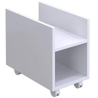 Suporte Para Cpu E Nobreak Com Rodízios Guide L03 Branco