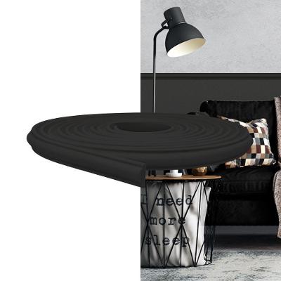 Rodameio Boiserie Eva Autocolante 2,3cm Preto 10 Metros Meurodapé