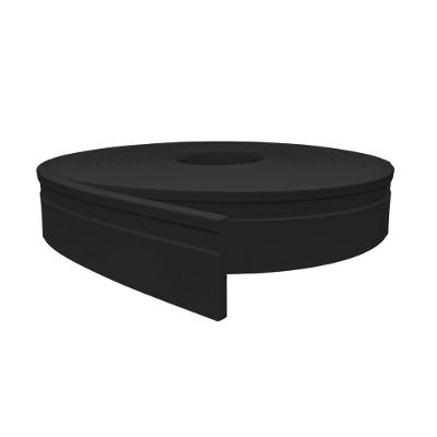 Rodapé Eva Autocolante 7cm Altura Rp16 Preto Metro
