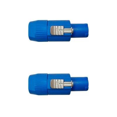Kit Conectores P-cabo Fêmea P-ac - Corpo Azul Wc 3 Fca (2un) Wireconex - Pç - 2