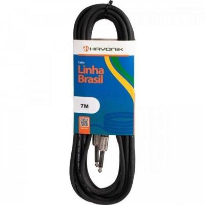 Cabo Para Instrumentos Linha Brasil P10 X P10 7M Preto Hayon