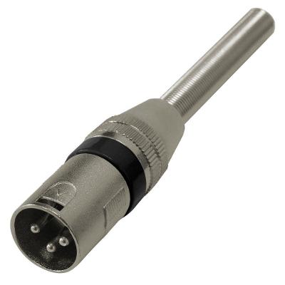 Plug Cannon Macho Preto Corpo Metalico Com Mola