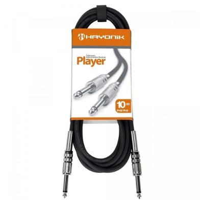 Cabo P10/p10 10 Metros Hayonik Preto