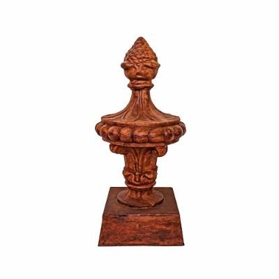 Pinha Abacaxi Estrela Com Base Ferro Fundido Pronto Artes
