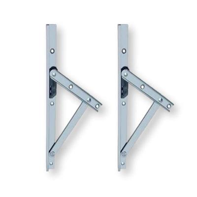 Braço Suporte Janela Maxim Ar Alumínio 20Cm Cinza