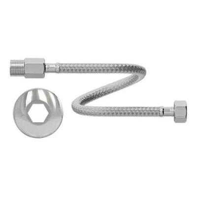 Engate Flexível Com Trama Em Aço Inox 1/2´´ Ref. 7546