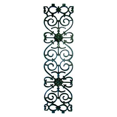 Grade Ferro Fundido Ramada Estreita Sacada Varanda 77X20Cm