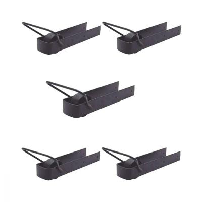 Kit 5 Pares De Trinco Correr Porteira Com Rodinha 350X70Mm