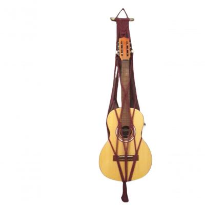 Suporte Violão Macramê Vinho