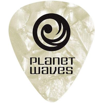 Palheta Para Guitarra De Celuloide 1Cwp2-10 - Branco Pérola