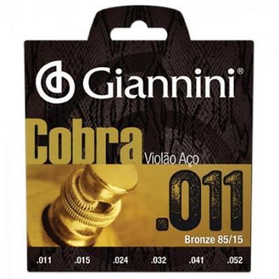 Encordoamento Geeflk Serie Cobra em Aço 011 Giannini
