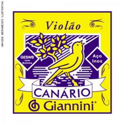 Corda de Aço Canário Violao com Bolinha 6a Corda Giannini