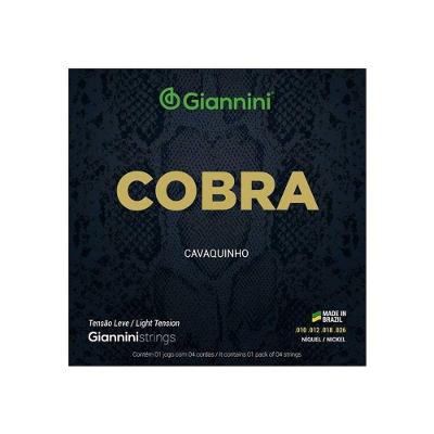 Encordoamento P-cavaquinho Giannini Cobra Niquel Leve Gescl