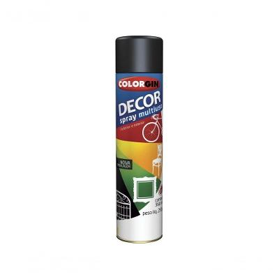 Tinta Spray Colorgin Preto Fosco (Nr23-Onu 1950) C/6Pcs