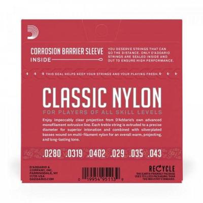 Encordoamento Para Violão Em Nylon Ej27N D Addario