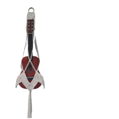 Suporte Violão Macramê Cru