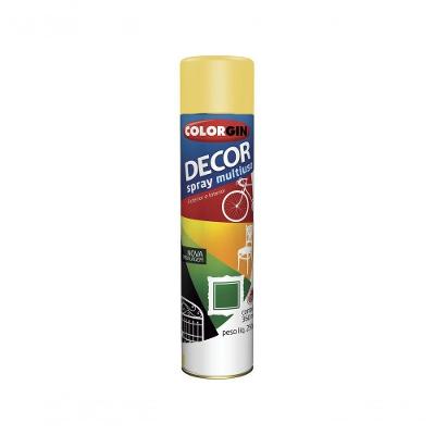 Tinta Spray Colorgin Decor Amarelo (Nr23-Onu 1950) C/6Pcs