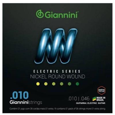 Encordoamento Giannini P-guitarra Niquel 0.010 Geegst.10