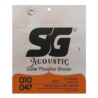 Encordoamento P-violão Fósforo Bronze Sg 0.010 - 0.047