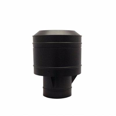 Chapéu Preto Tipo Canhão Sputinik Chaminé 230 Mm De Diâmetro