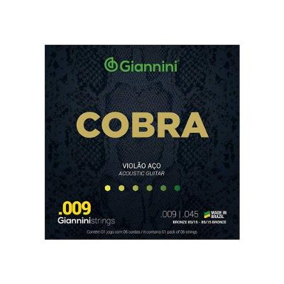 Encordoamento Giannini P-violão Bronze 85-15 0.009" Geewak