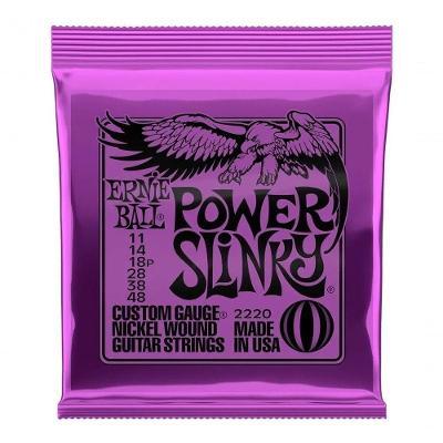 Encordoamento 011"-048" P-guitarra Power Slink Niquel Ernie Ball P02220