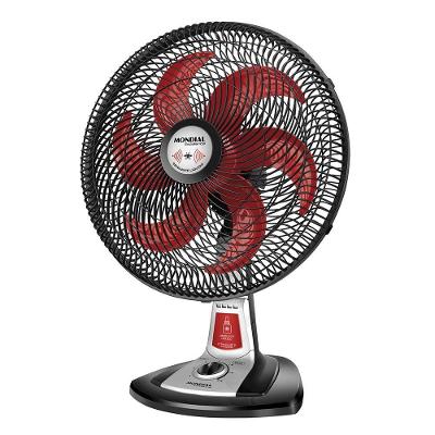 Ventilador De Mesa Mondial Turbo Excellence 40cm Vermelho e Preto 127v VT-RP-01