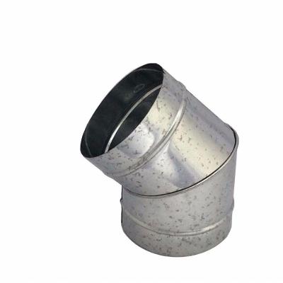 Curva Galvanizada 45° De 180 Mm De Diâmetro