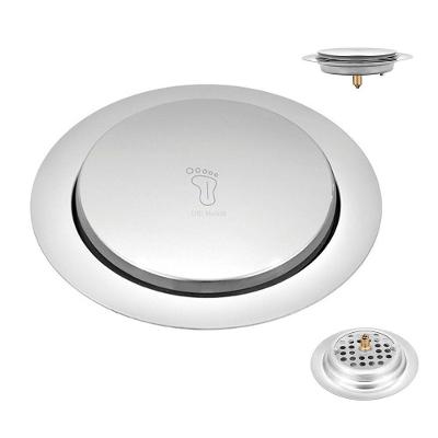Ralo Click Inteligente Inox 10X10 Redondo Banheiro Lavabo