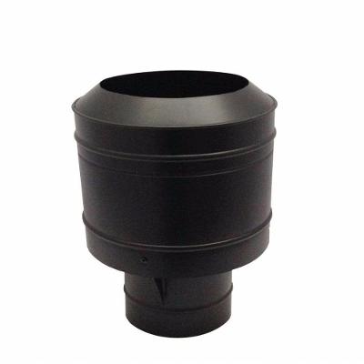 Chapéu Preto Tipo Canhão Sputinik Chaminé 130 Mm De Diâmetro