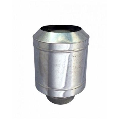 Chapéu Galvanizado Tipo Canhão Sputinik Para Chaminé De 150 Mm De Diâmetro