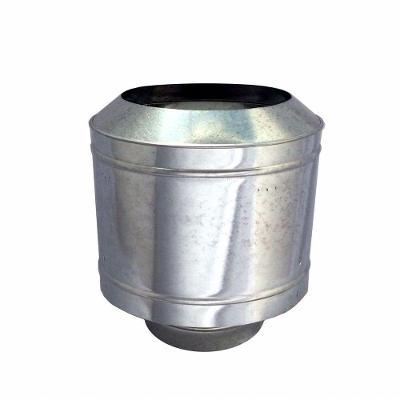 Chapéu Galvanizado Tipo Canhão Sputinik Para Chaminé De 230 Mm De Diâmetro.