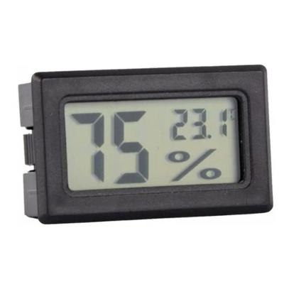 Higrômetro Medidor Temperatura E Umidade Relogio Digital
