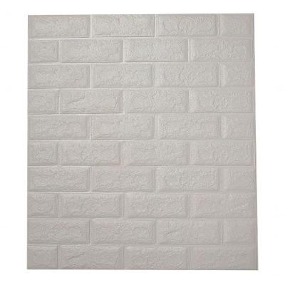 25 Placas 3d Adesivos Pvc Decoração De Parede Revestimento Tijolinho