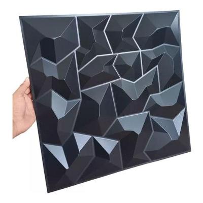 Placas 3D Revestimento De Parede Pvc Kit C/50 Unids Ambiente Decorado