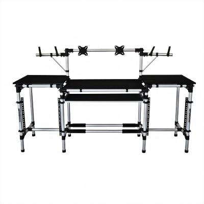 Suporte Profissional Set Dj Titanium Racks Ravl P/ Teclado