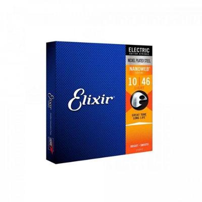 Encordoamento Para Guitarra .010 Light Nanoweb Elixir.