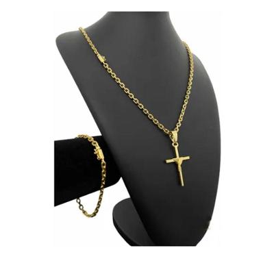 Corrente Cadeado Kit 4 Mm Pulseira + Pingente Banho De Ouro