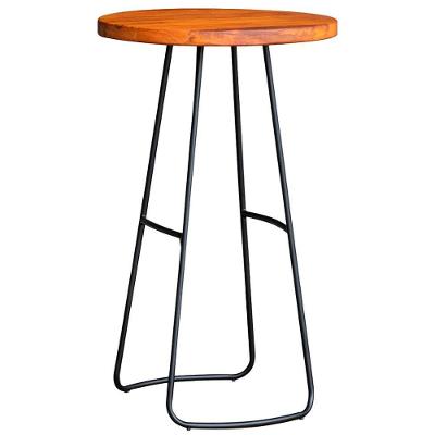 Mesa Bistro Bar Alta Aurum Peroba Preto Cozinha Sala Jantar Dhom Peroba Preto