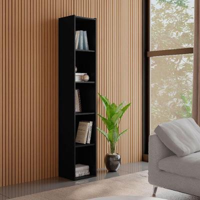 Estante Livreiro Multiuso Janaina 4 Prateleiras Preto - Ajl